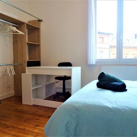 Chambre Privee Et Spacieuse Au Sein D'Un Logement Partage - Central, Quartier Villebourbon - 3 Chambres Doubles - 2 Balcons - Places De Stationnements Gratuites - 5 Min A Pied Gare Et Hypercentre Монтобан Екстер'єр фото