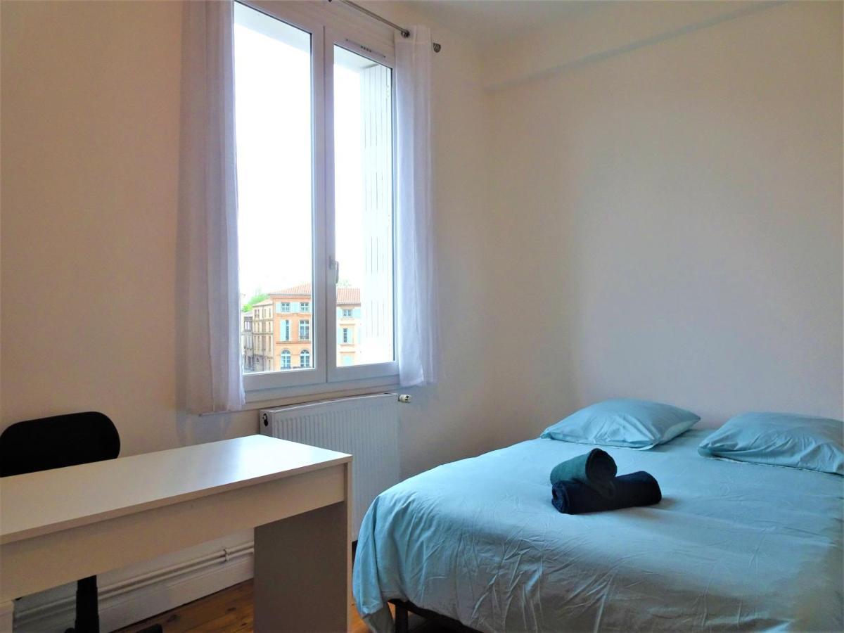 Chambre Privee Et Spacieuse Au Sein D'Un Logement Partage - Central, Quartier Villebourbon - 3 Chambres Doubles - 2 Balcons - Places De Stationnements Gratuites - 5 Min A Pied Gare Et Hypercentre Монтобан Екстер'єр фото